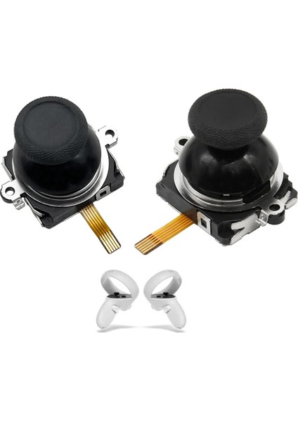 Vr Kontrol Cihazı 3D Analog Joystick Sol/sağ Kitleri, Vr ile Uyumlu Lr Onarım Parçaları Vr Aksesuarları (Yurt Dışından)