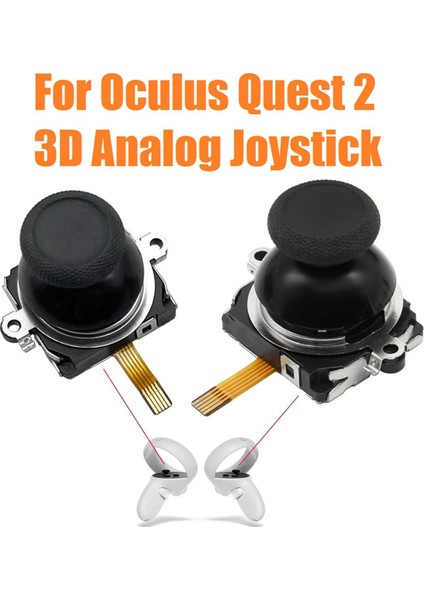Vr Kontrol Cihazı 3D Analog Joystick Sol/sağ Kitleri, Vr ile Uyumlu Lr Onarım Parçaları Vr Aksesuarları (Yurt Dışından)