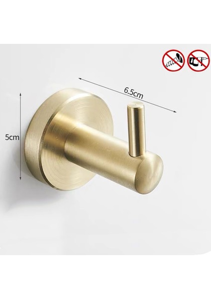 2 Adet Banyo Havlu Kancası Modern Fırçalanmış Altın Havlu Bornoz Duvara Monte Paslanmaz Çelik Banyo Aksesuarları (Yurt Dışından) fiyatları
