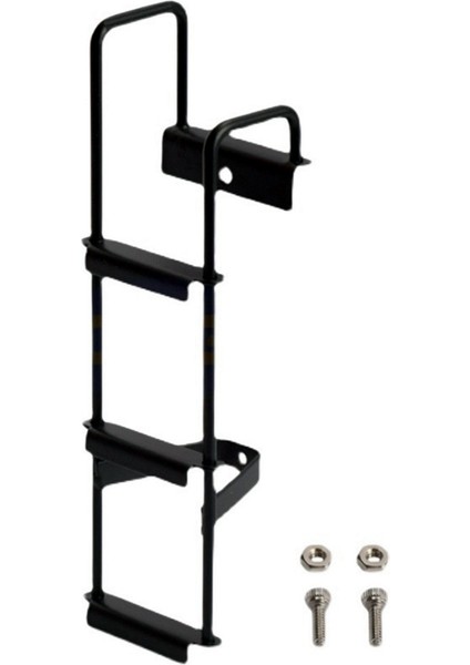 Metal Siyah Merdiven Merdiven 1/14 Traktör Römork Kamyon Rc Araba Yükseltme Parçaları Aksesuarları (Yurt Dışından)