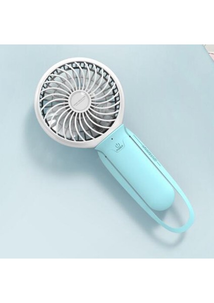 Taşınabilir Fan El USB Şarj Edilebilir Mini Katlanır Seyahat Açık Ev Ofis Sessiz Masa Fanları Pembe (Yurt Dışından)