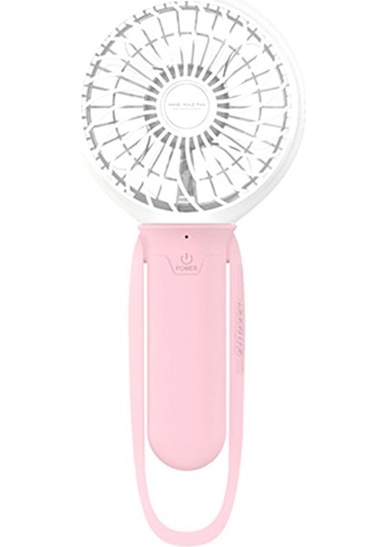 Taşınabilir Fan El USB Şarj Edilebilir Mini Katlanır Seyahat Açık Ev Ofis Sessiz Masa Fanları Pembe (Yurt Dışından) fırsatları