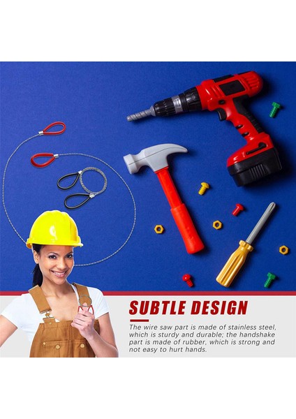 4 Adet Pvc Boru Kablo Testere Paslanmaz Çelik Tel Testere El Cep Dize Halat Testere Acil Hayatta Kalma Tel Testere Kesme Aleti (Yurt Dışından) indirimleri
