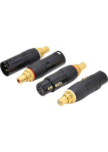 Altın Kaplama Xlr Dişi Rca Lotus Dişi Adaptör Xlr Erkek Lotus Dişi Ses Adaptörü Rca Xlr Fiş Dönüştürücü (Yurt Dışından)