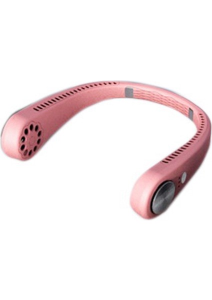 Mini El Ücretsiz Boyun Fanı, Giyilebilir USB Taşınabilir Tembel Boyun Bandı Asılı Spor Açık Seyahat Için Halter Fan Hava Soğutucu, Pembe (Yurt Dışından) fiyatları