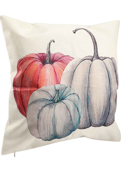 Sonbahar Yastık Kapakları 18X18 Sonbahar Dekorasyon Için 4'lü Set Sonbahar Dekor Kabak Sonbahar Yastıklar Dekoratif Yastıklar Atmak (Yurt Dışından)