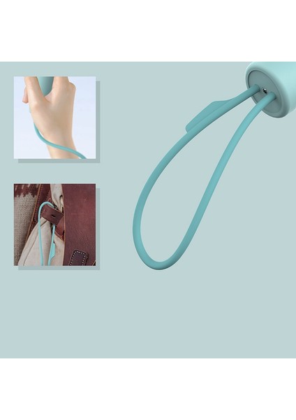 Soğutucu Mini El Fanı USB Şarj Kişisel Masa Fanları Şarj Edilebilir Taşınabilir Ofis Açık Seyahat Enerji Mavi (Yurt Dışından)