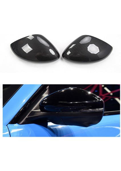 Araç Dikiz Aynası Kılıfı Yan Kanat Aynası Mach-E 2021 2022 ile Uyumlu, Karbon Fiber Desen (Yurt Dışından) fiyatları