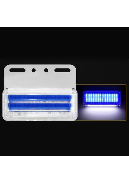 4 Adet/takım Parlak LED Dönüş Işıkları 24V 56 LED Sinyal Lambası Kamyon Cob Yan Işık Işaretleyici Lamba Araba Kamyonlar Için Mavi (Yurt Dışından) modelleri