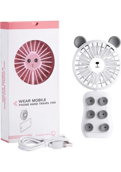 Mini El Fanı, Kişisel Taşınabilir Masa Arabası Masa Fanı Sevimli Küçük Soğutma Ofis Odası Açık Ev Seyahat Için Katlanabilir Elektrikli (Beyaz) (Yurt Dışından) indirimleri