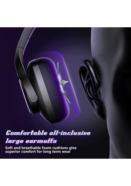 X16 Gürültü Azaltma Mikrofonlu Kablolu Kulaklık Çevresel Ses Rgb Işık 3,5 mm + USB Bilgisayar Kulaklığı Siyah (Yurt Dışından)
