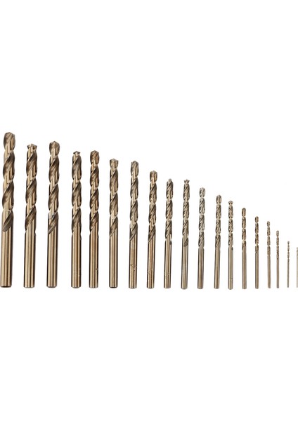 19 Adet 1-10MM Hss M35 Kobalt Büküm Matkap Ucu Seti Metal Ahşap ile Uyumlu Alet Takımı Seti Parçaları Aksesuarları (Yurt Dışından)