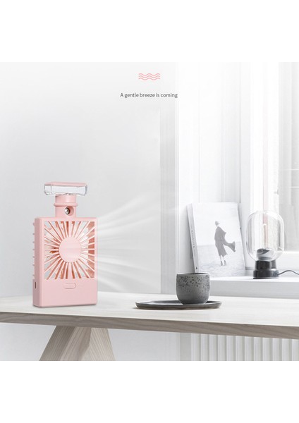 Taşınabilir Su Buharlı Vantilatör Elektrikli USB Şarj Edilebilir El Mini Soğutma Klima Nemlendirici Ev Için, Siyah (Yurt Dışından) fiyatları