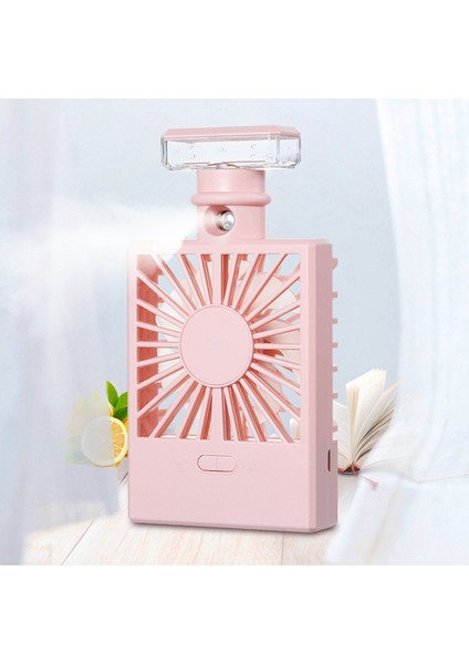 Taşınabilir Su Buharlı Vantilatör Elektrikli USB Şarj Edilebilir El Mini Soğutma Klima Nemlendirici Ev Için, Siyah (Yurt Dışından) modelleri