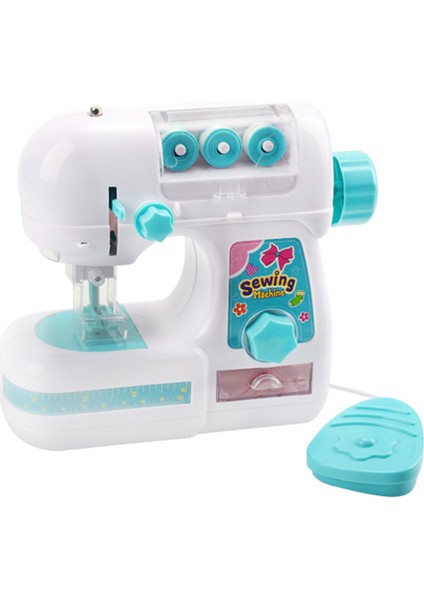 Mini Çocuk Dikiş Makinesi Elektrikli Orta Boy Dikiş Tarzı Zanaat Seti Oyuncaklar Simülasyon Çocuklar Için Ilginç Oyuncak (Yurt Dışından)