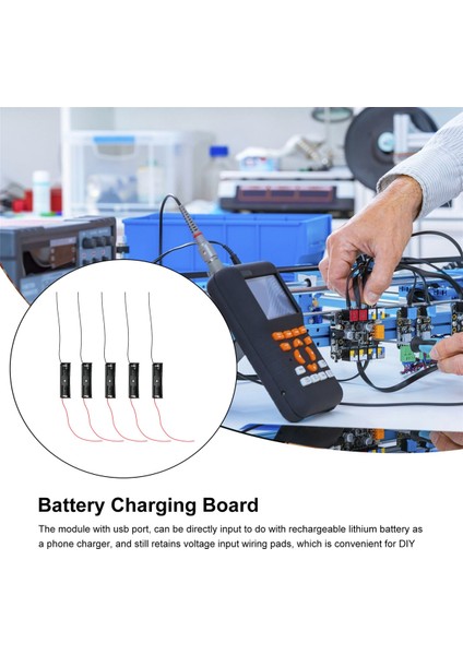 Şarj Modülü Tip C USB Lityum Pil Şarj Kartı Bms 5V 1A Li-Ion Mikro-Usb Şarj Modülü Koruması (Yurt Dışından)