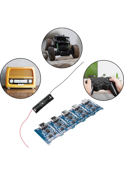 Şarj Modülü Tip C USB Lityum Pil Şarj Kartı Bms 5V 1A Li-Ion Mikro-Usb Şarj Modülü Koruması (Yurt Dışından)