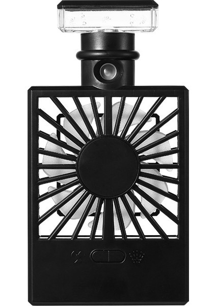 Taşınabilir Su Buharlı Vantilatör Elektrikli USB Şarj Edilebilir El Mini Soğutma Klima Nemlendirici Ev Için, Siyah (Yurt Dışından) indirimleri