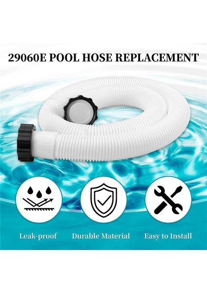 29060E Cole Man Filtre Pompaları, Kum Filtreleri ve Tuzlu Su Sistemleriyle Uyumlu 1,5 Inç Çaplı Bağlantı Havuzu Hortumları, 2'li Paket (Yurt Dışından) fiyatları