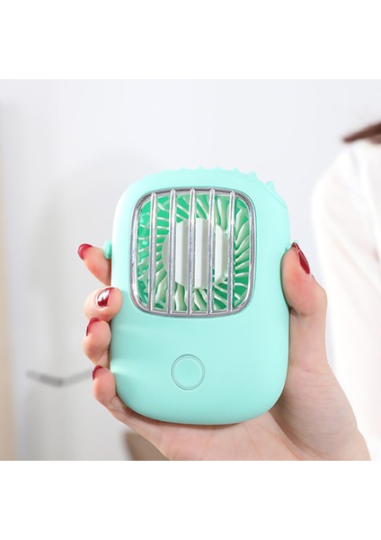 Taşınabilir Asılı Boyun Fanı Eller Serbest Kişisel Şarj Edilebilir Ayarlanabilir Kordonlu Giyilebilir USB Fanlar Pembe (Yurt Dışından)