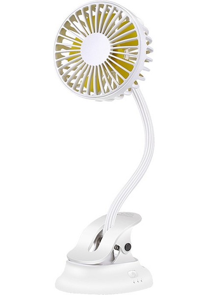 Ofis Ev Masası Dış Mekan Için 3 Hız Sessiz Masa ile Taşınabilir Şarj Edilebilir Mini USB Fan Klipsi (Yurt Dışından) fiyatları