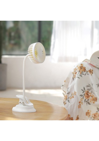 Ofis Ev Masası Dış Mekan Için 3 Hız Sessiz Masa ile Taşınabilir Şarj Edilebilir Mini USB Fan Klipsi (Yurt Dışından) indirimleri