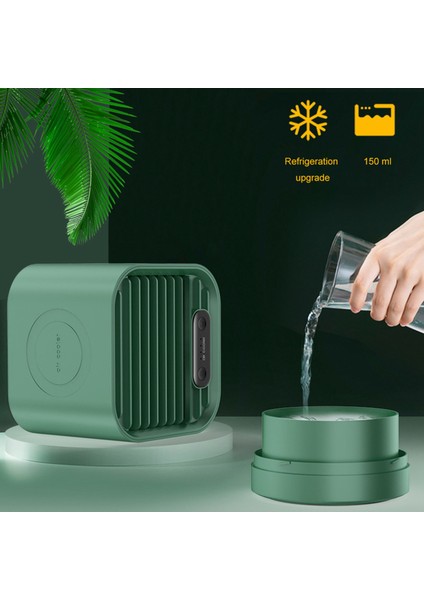 Taşınabilir Klima Fanı Masaüstü Mini Soğutucu USB 3 Ev Ofis Için Soğutma Nemlendirici - Pembe (Yurt Dışından)