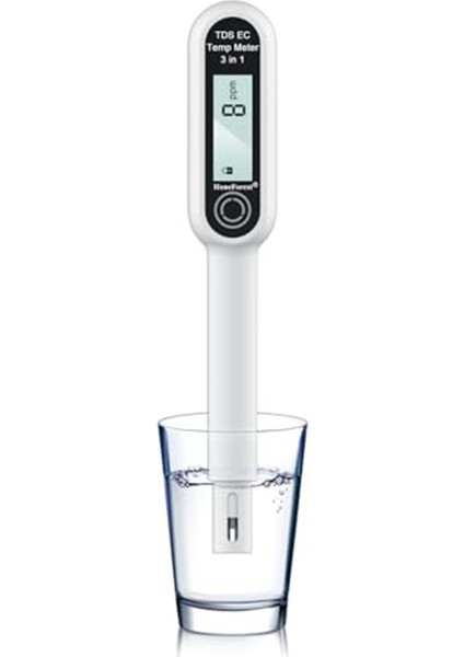 Tds Metre, Ec Metre, Termometre 3'ü Bir Arada, Doğruluk Tds Metre Dijital Su Test Cihazı, Çeşitli Sıcaklıklarda Her Zaman Doğru (Yurt Dışından)