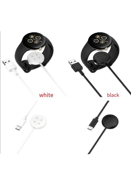 Watch 2 Şarj Cihazı ile Uyumlu Pixel Watch2 Çok Fonksiyonlu Kullanışlı Manyetik Şarj Kablosu, Beyaz B (Yurt Dışından)