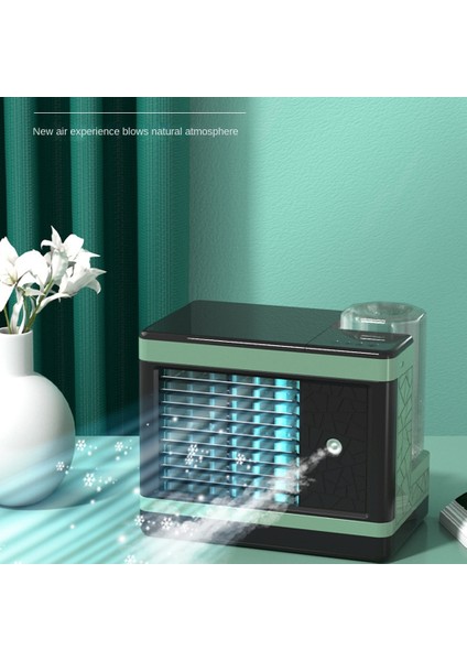 Taşınabilir Klima Mini Soğutucu Çok Fonksiyonlu Nemlendirici Arıtma Ev Soğutma Için Küçük Gri (Yurt Dışından)