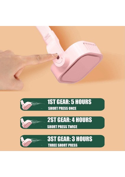 Taşınabilir Boyun Fanı, Ayarlanabilir Bladeless Fan 4000MAH Ofis Açık Kamp Için Şarj Edilebilir Hava Soğutucu (Pembe) (Yurt Dışından) indirimleri
