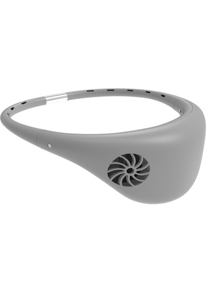 360 Derece Spor Hayranları Dış Mekan Giyilebilir Asılı Soğutma Için Taşınabilir Bladeless USB Boyun Fanı Hava Soğutucu - Gri (Yurt Dışından) indirimleri