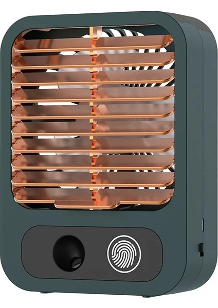 Mini Fanlar USB Şarj Masası Kare Taşınabilir Açık Havada Küçük Fan Hava Soğutucu Ev Elektrikli Ev Aletleri-Yeşil (Yurt Dışından) fiyatları