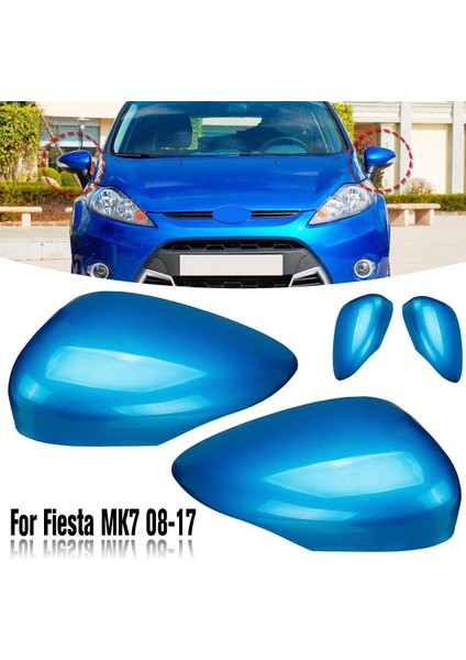 1 Çift Kanat Kapı Dikiz Aynası Kapağı Yan Ayna Kapağı Fiesta Mk7 2008-2017 ile Uyumlu Mavi (Yurt Dışından) fiyatları