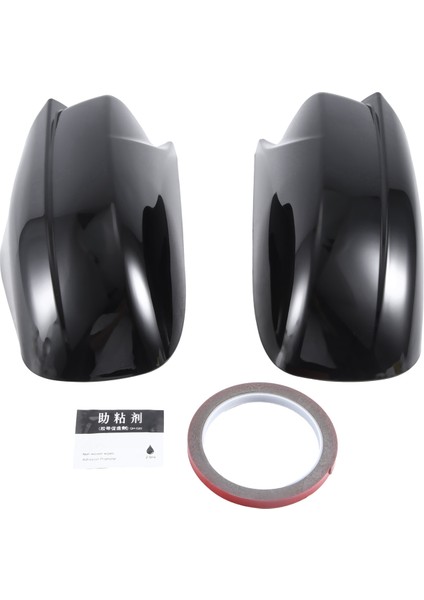 2011-2023 Şarj Cihazı M Stil Parlak Siyah Dikiz Yan Ayna Kapağı Kapağı ile Uyumludur (Yurt Dışından)