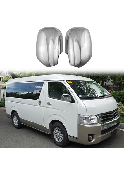 Araba Krom Dikiz Dikiz Yan Cam Ayna Kapağı Trim Çerçeve Yan Ayna Kapakları Hiace Banliyö 2006-2016 ile Uyumlu (Yurt Dışından) fiyatları