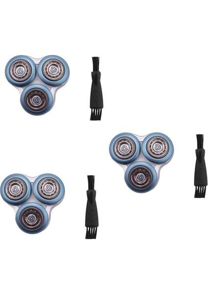 3 Takım Tıraş Makinesi Kafa Kesici Philips Serisi 7000 9000 RQ10 RQ11 RQ12 RQ111 SH90/52/70 S9711 S9511 S90 Tıraş Bıçağı (Yurt Dışından)