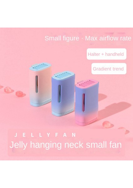 Taşınabilir Fan Kordon El Mini Küçük 3 Hız USB Boyun Şarj Edilebilir Açık Hava Hediyeleri Için Uygun C (Yurt Dışından)