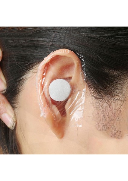 200 Adet Plastik Su Geçirmez Kulak Koruyucu Yüzme Kapatma Kapakları Salon Kuaförlük Boya Kalkanı Koruma Duş Başlığı Aracı (Yurt Dışından) modelleri