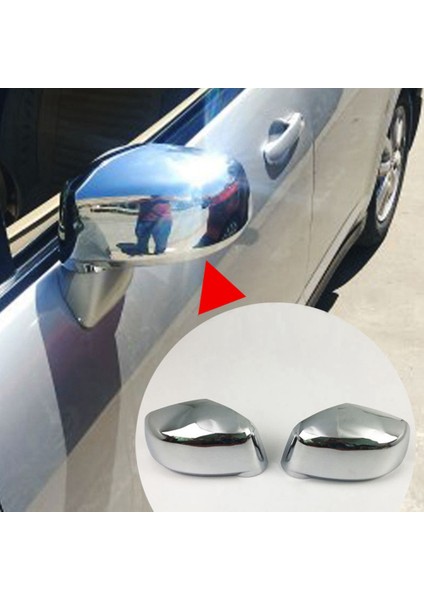 Abs Krom Kapı Dış Dikiz Aynası Çerçeve Muhafazası Tııda 2005-2010 Aksesuarlarıyla Uyumlu (Yurt Dışından) fiyatları