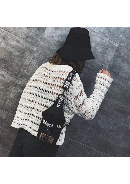 Günlük Kanvas Harfler, Çok Yönlü Omuza Asılan Sırt Çantası, Çok Fonksiyonlu Cepler, Kadın Cepleri, Kanvas Telefon Çantası Siyah (Yurt Dışından) fiyatları