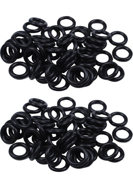 100 Adet Siyah Nitril Kauçuk O Ring Conta Pulları 12 mm x 2,5 mm x 7 mm (Yurt Dışından)