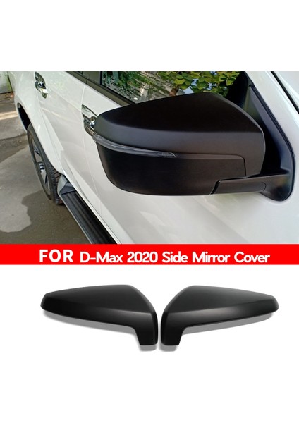 Araba Dikiz Aynası Kapağı Kapı Yan Kanat Ayna Kapakları Trim Aksesuarları D-Max 2021+ ile Uyumlu Mat Siyah Abs (Yurt Dışından) fiyatları