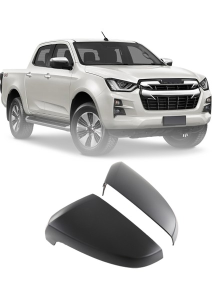 Araba Dikiz Aynası Kapağı Kapı Yan Kanat Ayna Kapakları Trim Aksesuarları D-Max 2021+ ile Uyumlu Mat Siyah Abs (Yurt Dışından) modelleri
