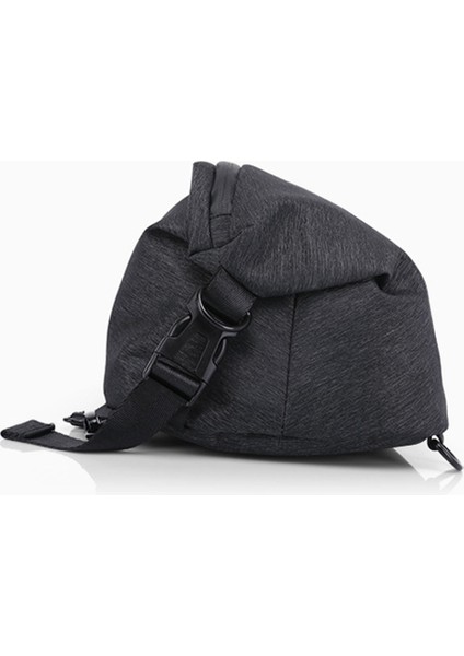 Moda Crossbody Çanta Erkekler Için Kulaklıklar ile Sling Göğüs Çantası Su Geçirmez Hafif Omuz Çantası Rahat Fit 9.7 Inç iPad (Yurt Dışından)