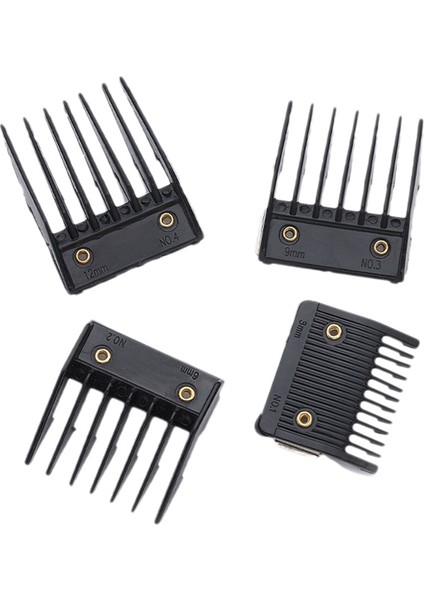 4 Adet Kılavuz Tarak Evrensel Kesim Kesme Sınırı Tarak Kılavuzu Eki Boyutu Berber Değiştirme (Yurt Dışından)