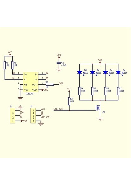 1 Adet Renk Tanıma Sensörü TCS230 TCS3200 Renk Sensörü Renk Tanıma Modülü Dıy Modülü Dc 3-5 V Giriş (Yurt Dışından) indirimleri