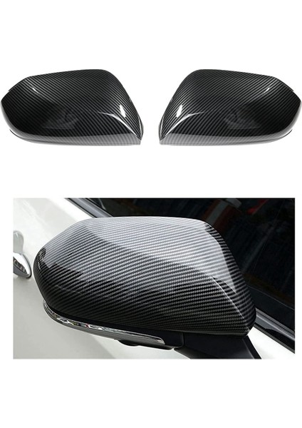 Karbon Fiber Kapı Yan Ayna Kapağı Dikiz Aynası Kapağı Dekor Trim Koruma ile Uyumlu Le Se 2018-2022 Aksesuarları (Yurt Dışından) fiyatları