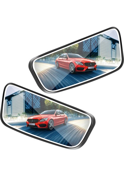 Araba Dikiz Aynası 360 Derece Ayarlanabilir Cam Araba Dikiz Aynası Yardımcı Geniş Açılı Dikiz Aynası (Yurt Dışından)