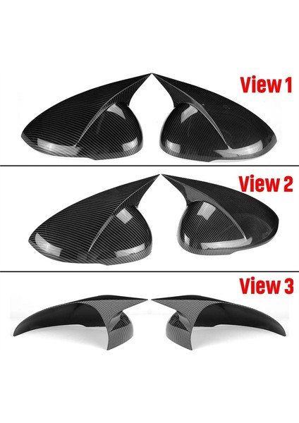 Tarzı Araba Karbon Fiber Dikiz Aynası Kapağı Trim Çerçeve Yan Ayna Kapakları ile Uyumlu K5 2020 2021 2022 (Yurt Dışından) modelleri